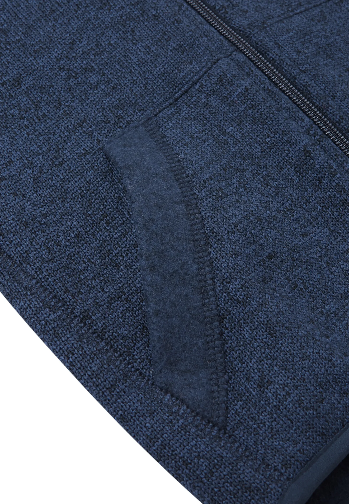 Hopper Fleecetröja Jeans Blue
