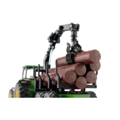 John Deere 8430 Med Skogsbrukssläpvagn Green