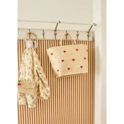 Large Raffia Väska Darling Hearts