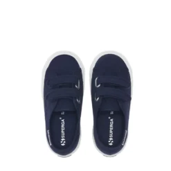 3750 Leggera Kids Cotton Remmar Sneakers Navy White