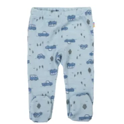 Leggings I Ull Med Fotdel Blue