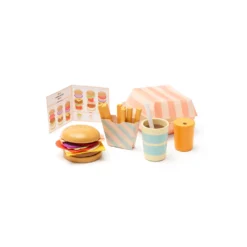 Leksaksmat-set Med Hamburgare Multi