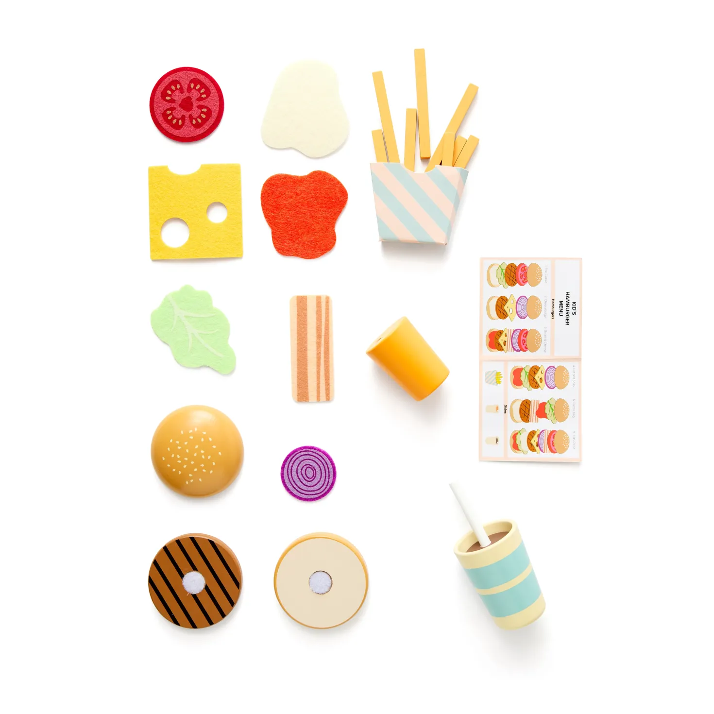 Leksaksmat-set Med Hamburgare Multi