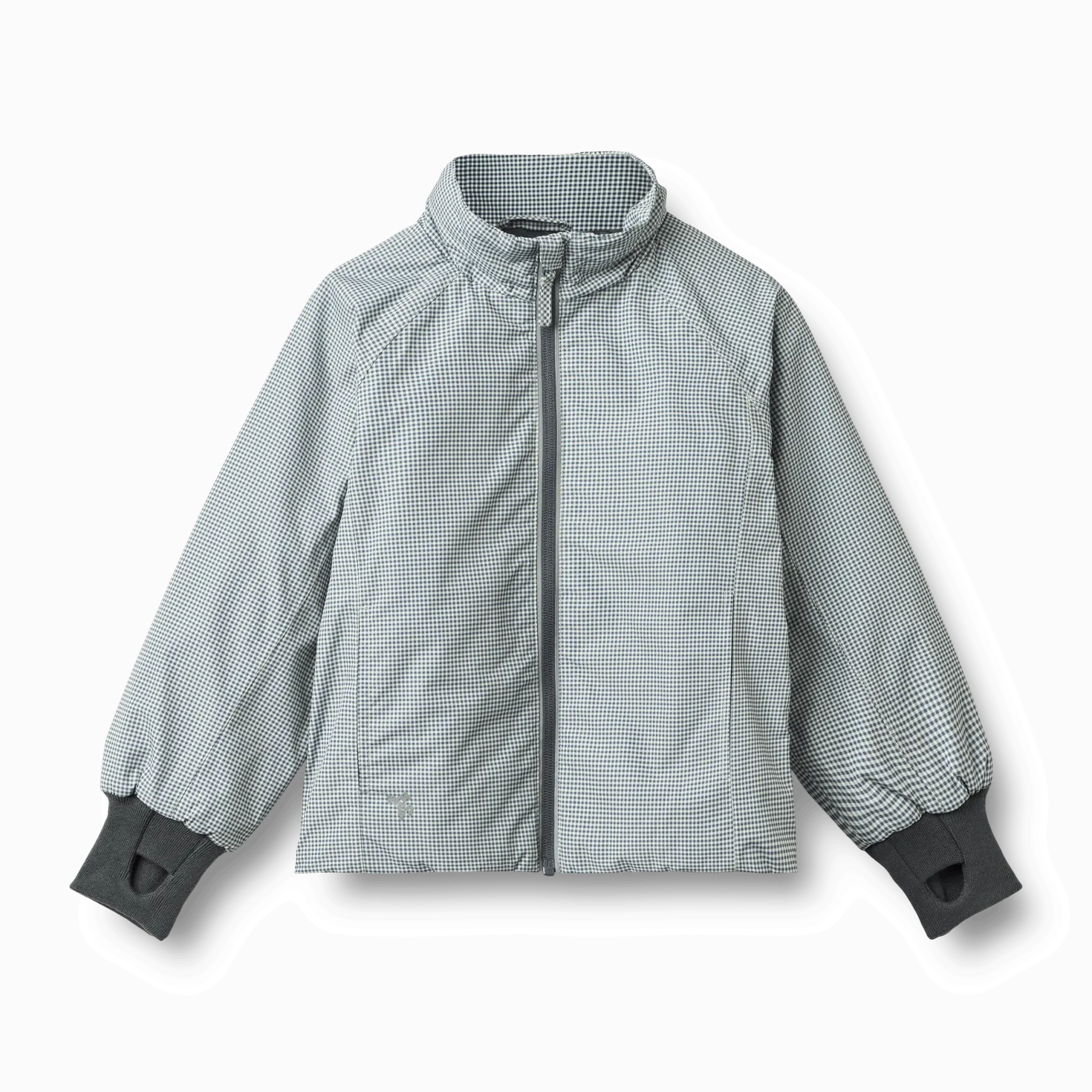 Lightweight Puffer Jacket Sollo Blue Check