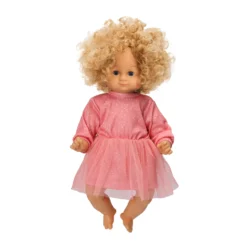 Lillan Docka Med Ljust Hår, 36 Cm Pink