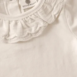 Långärmad Body Pearled Ivory