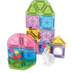 MAGNA-TILES Vårträdgården Reseset Med MicroMags 24 Delar Multi