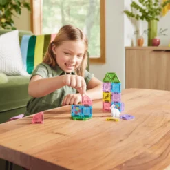MAGNA-TILES Vårträdgården Reseset Med MicroMags 24 Delar Multi