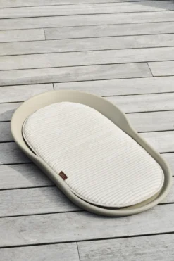Mamee Inläggskudde Till Skötbädd Stripe Beige White