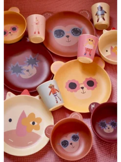 Melamine Bowl in Mat Finish with Unicorn Print- 350 ml