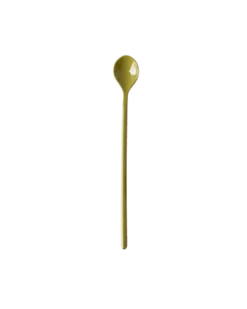Melamine Latte Spoons in Asst. Solid Colors - Set of 6
