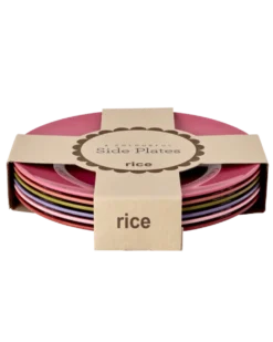 Melamine Round Dinner Plates in Asst. Solid Colors - 6 Pack
