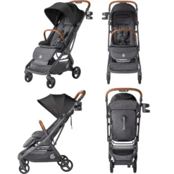 Metro 3 Deluxe Barnvagn Jet Black