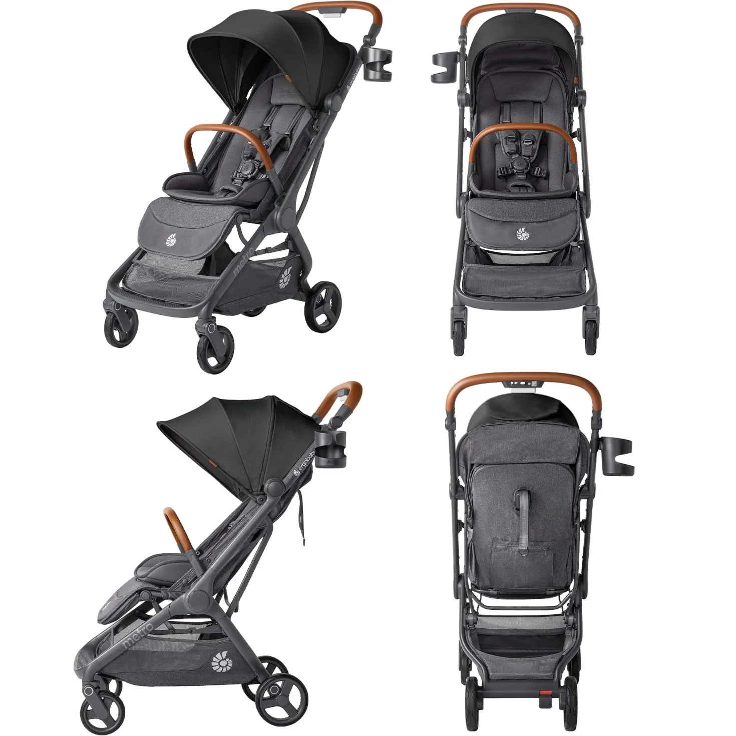 Metro 3 Deluxe Barnvagn Jet Black