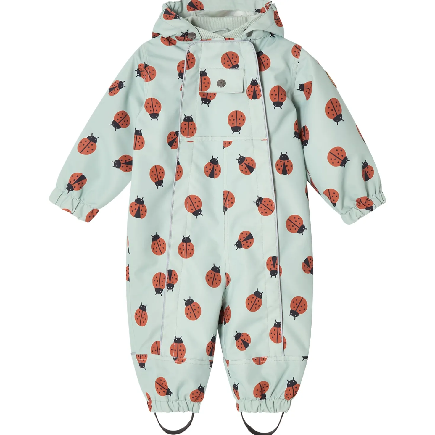 Milano Skaloverall Pale Green Ladybug