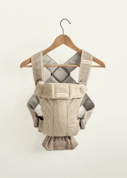 Mini 3D Mesh Bärsele Grey Beige