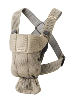 Mini 3D Mesh Bärsele Grey Beige