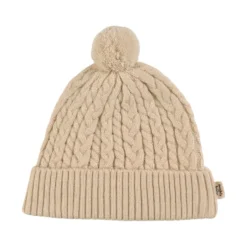 Mini Kabelstickad Mössa Off White