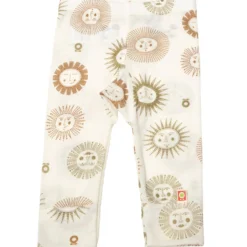 Mönstrade Baby-leggings Naturvit