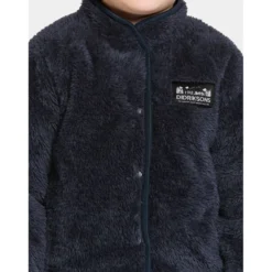 Mylla Kids Fleecejacka Med Knappar Navy