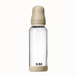 Nappflaska Av Silikon Och Glas Vanilla Glow