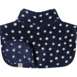 Northpole Fleece Halsvärmare Navy Polka Dots