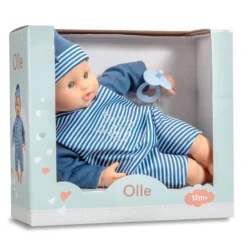 Olle Baby Docka, 30 Cm Blue