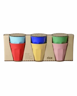 6-pack Melaminkoppar Multicolor