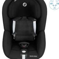 Pearl 360 Bilbarnstol 3M-4Y / 0-17 Kg Authentic Black