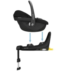 Pebble S Bilbarnstol Black