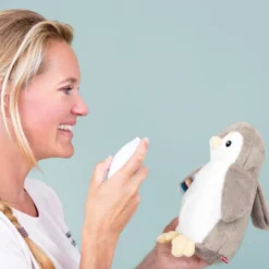 Pheobe The Penguin Baby Sleep Shusher Med Ljus- Och Ljudinspelning