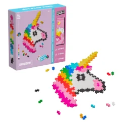 Plus-Plus Puzzle By Number Enhörning - 250 Stycken Mix