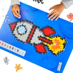 Plus-Plus Puzzle By Number Rymdraket - 500 Bitar Mix