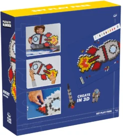 Plus-Plus Puzzle By Number Rymdraket - 500 Bitar Mix