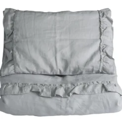 Påslakanset Vagn/Vagga Mood Volang Light Grey