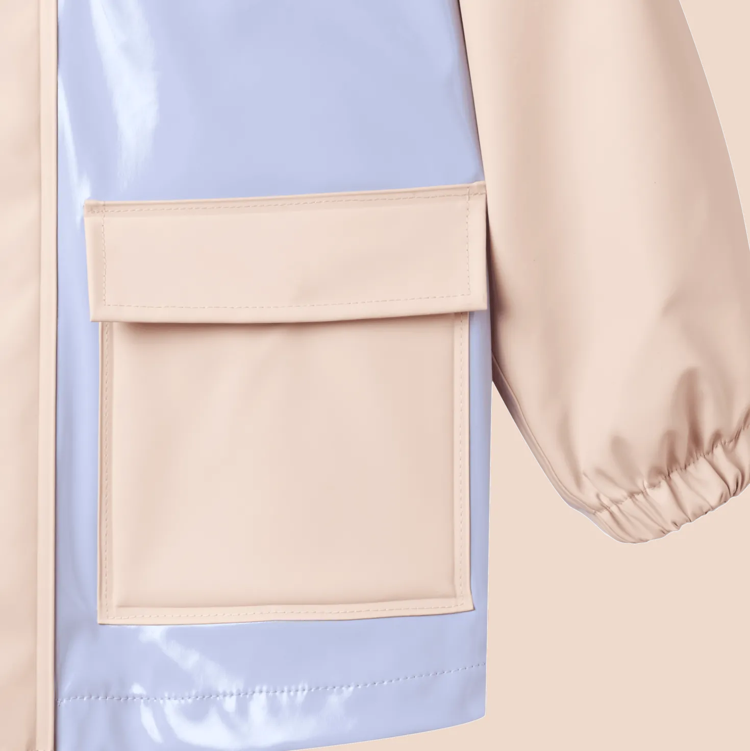Rainwear Otu Jacket Lilac Cosmic Sky