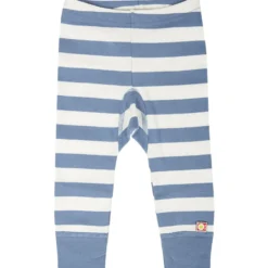 Randiga Baby-leggings Blå