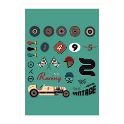 Retro Tema Poster