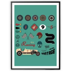 Retro Tema Poster