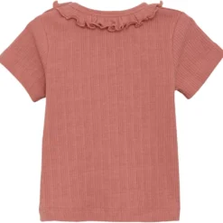 Ribbad T-shirt Old Rose