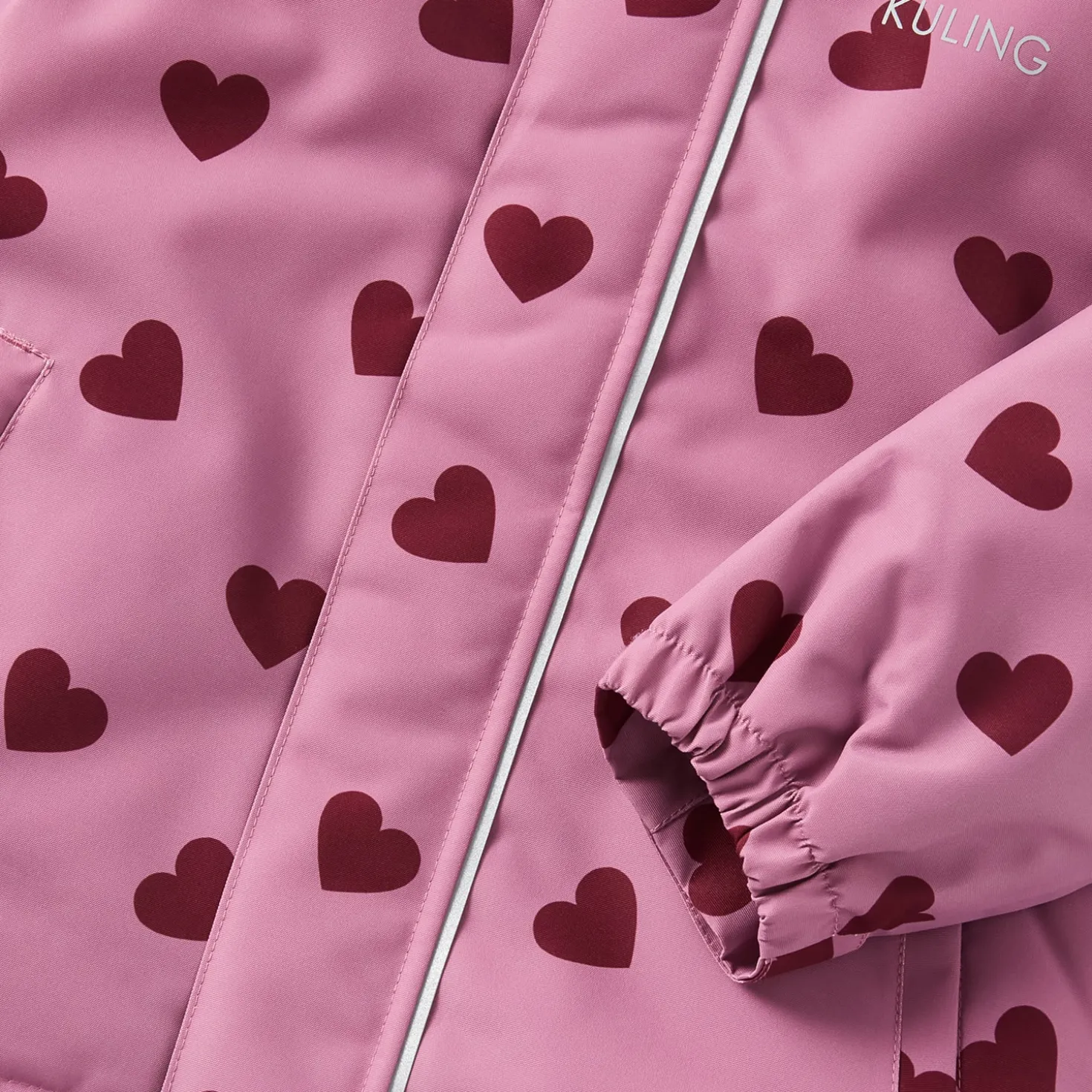 Sarek Vinterjacka Mauve Hearts