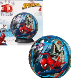 Spiderman 3D Pusselboll Multicolor