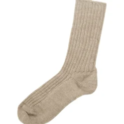 Strumpor I Ull Beige Melange