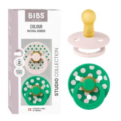 Studio Colour Polka 2-pack Runda Latexnappar Petal Cactus