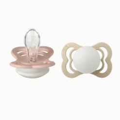 Supreme Glow 2-pack Symmetriska Silikonnappar Blush Vanilla