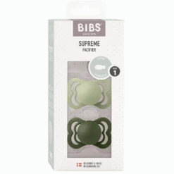 Supreme 2-pack Symmetriska Silikonnappar Sage Hunter Green