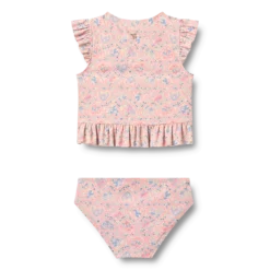 Swim Set 2-piece Alma Pink Heart Flowers
