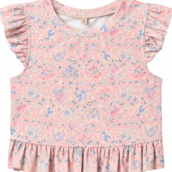 Swim Set 2-piece Alma Pink Heart Flowers