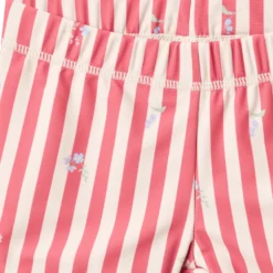 Swim Shorts Niki Red Stripe Flowers