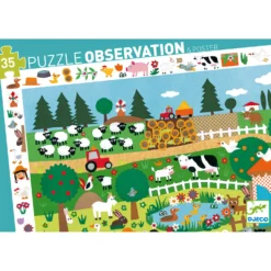 The Farm 2-i-1-pussel Och Observationsspel